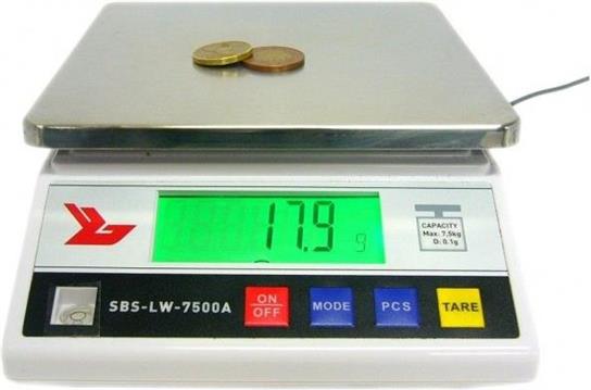 Vaga precizna 7,5kg/0,1g Steinberg Systems SBS-LW-7500A