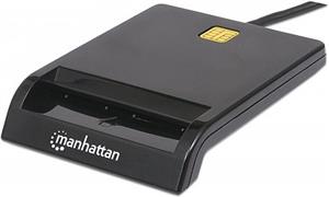 Čitač pametnih kartica MANHATTAN, USB, crni