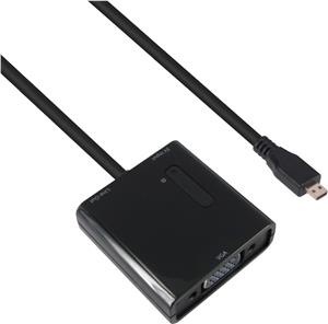 Roline VALUE adapter Micro HDMI(M) - VGA(F), 0.15m, 12.99.3118