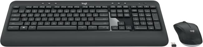 Tipkovnica + miš Logitech MK540 Advanced Combo, bežična, crna, Unifying receiver USB