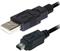 Transmedia USB type A plug - 4 pin mini USB plug, 2,0 m