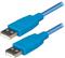 Transmedia USB 2,0 A to A 5m plava