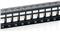 Prespojni panel 19" 1U za keystone STP 24 Port, crni (RAL 90