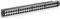 Prespojni panel 19" 1U za keystone UTP 48 Port (slim type), crni (RAL 9005)