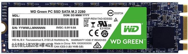 SSD WD Green 240 GB, SATA III, M.2 80mm, WDS240G2G0B