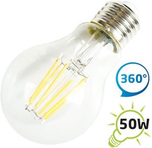 Žarulja LED E27 filament 6W, 2800K, toplo svjetlo, Emos