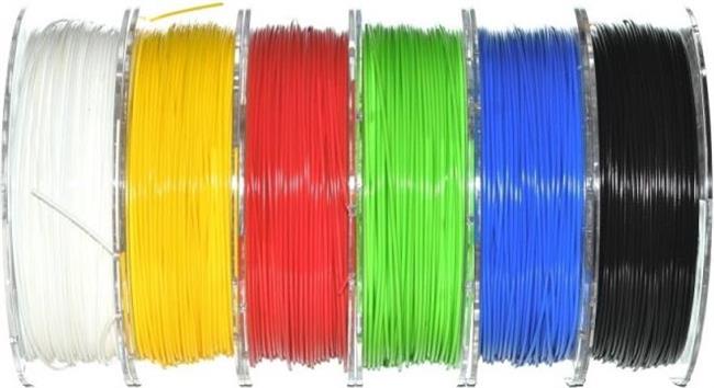 Nit za 3D printer, PLA 1,75mm, set od 6 boja (6x0,33 kg)