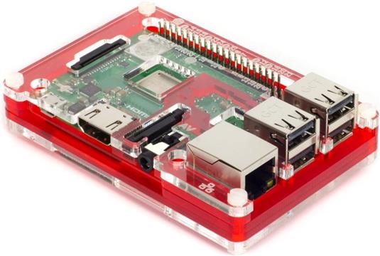 Kutija za RPI3 B+ Pibow Coupé crvena