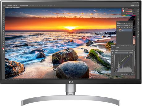 Monitor 27" LG 27UK850-W, LED IPS, DP, HDMI, 4K, 5ms