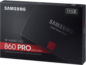 SSD Samsung 860 Pro 512 GB, SATA III, 2.5", MZ-76P512B/EU