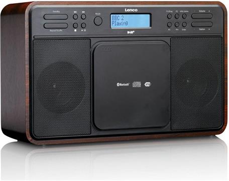 DAB+ radio prijemnik s CD-om/ USB/ Bluetooth LENCO DAR-040 Wood