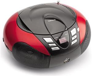Prijenosni radio s CD-om/USB LENCO SCD-37 USB Red