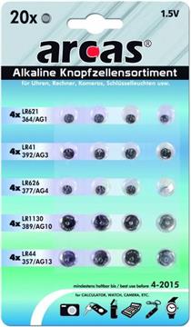 Baterija alkalna - set od 20 kom, Arcas