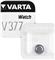 Baterija V 377 1,55V 6,8 x 2,6 mm, Varta