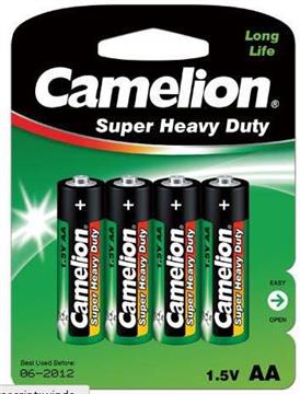 Baterija Zinc-Carbon 1,5V AA - blister 4 kom. Camelion GREEN