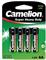 Baterija Zinc-Carbon 1,5V AA - blister 4 kom. Camelion GREEN