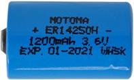 Baterija litijeva 3,6V 14250 Li-Ion 1200mAh, Motoma