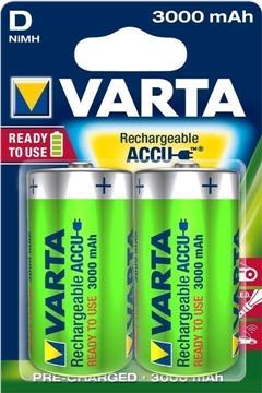 Baterija NI-MH Ready2use 1,2V 3.0 Ah D,LR20, 2 komada, Varta 56720
