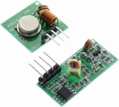 Prijemnik i predajnik 433 MHz za Raspberry i Arduino, MX-05V/XD-RF-5V