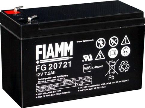 Baterija akumulatorska 12V 7,2 Ah F4,8 151x65x94 mm,Fiamm FG 20721