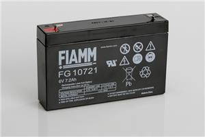 Baterija akumulatorska 6V 7,2 Ah 151x34x94 mm, Fiamm FG 10721