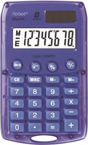 Kalkulator komercijalni 8mjesta Rebell Starlet Sharp ljubičasti