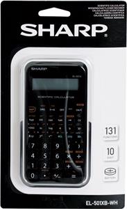 Kalkulator tehnički 10+2mjesta 131 funkcija Sharp EL-501XBWH bijeli