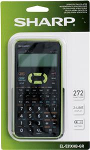Kalkulator tehnički 10+2mjesta 272 funkcije Sharp EL-531XHBGR zelelni