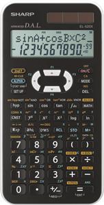 Kalkulator tehnički 10+2mjesta 419 funkcija Sharp EL-520 XWH bijeli