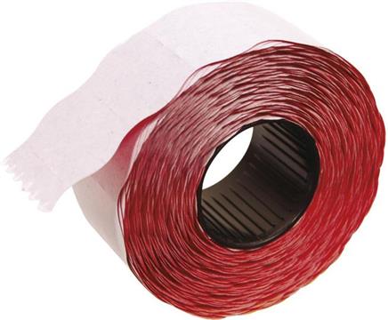 Etikete u roli 26x16mm oble dvoredne pk36 Printex crvene