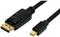 Roline mini DisplayPort kabel, mDP-DP M/M, v1.3/1.4, 1.0m