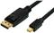 Roline mini DisplayPort kabel, mDP-DP M/M, v1.3/1.4, 1.0m