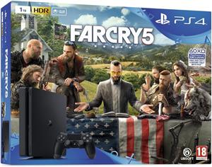 PlayStation 4 1TB E chassis + Far Cry 5