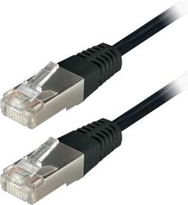 Transmedia S-FTP Cat5E Patch Cable, 0,3m, Black