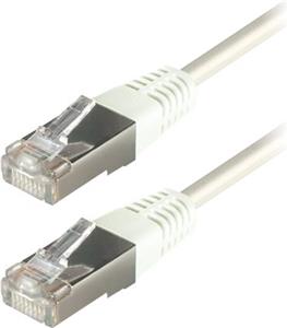 Transmedia S-FTP Cat5E Patch Cable, 0,3m, White