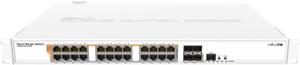 MikroTik CRS328-24P-4S+RM 24-port Gbe PoE-out switch 4 SFP slots