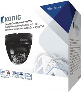 Nadzorna kamera DOME, KONIG CAM1200 , crna