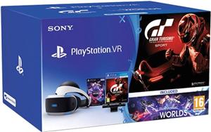 PlayStation VR + VR Worlds VCH + Gran Turismo Sport + Camera v2
