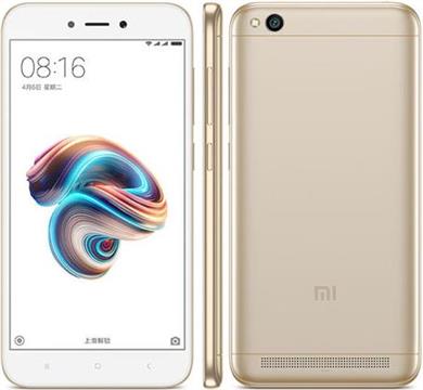 Mobitel Smartphone Xiaomi Redmi 5A, 5." multitouch IPS, Qualcomm MSM8917 Snapdragon 425, QuadCore 1.4 GHz, 2GB RAM, 16GB Flash, WiFi, LTE, BT, kamera, Android 7.1.2, zlatni