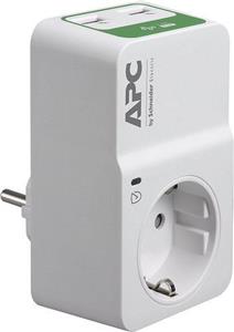 APC PM1WU2-GR Essential SurgeArrest 1 Outlet 230V, 2 Port USB Charger