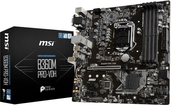 Matična ploča MSI B360M PRO-VDH, s1151, mATX