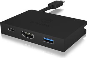 Docking station ICY BOX IB-DK4021-CPD, USB-C, USB 3.0, HDMI, za notebook