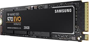 SSD Samsung 970 Evo 250 GB, PCIe NVMe, M.2 80mm, MZ-V7E250BW