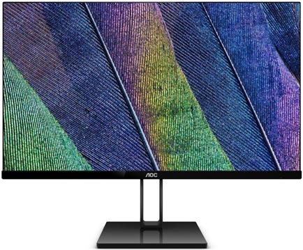 Monitor 27" AOC LED IPS 27V2Q, HDMI, DP