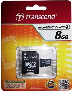 Memorijska kartica Transcend 8GB MicroSD class 4