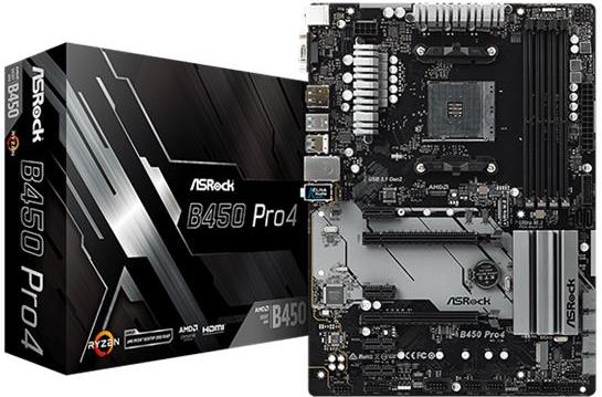 Matična ploča ASRock B450 PRO4, AM4