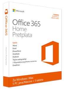 Office 365 Home Cro 1y Sub Medialess P2, 6GQ-00793