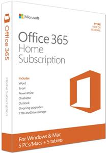 Office 365 Home Eng 1y Sub Medialess P2, 6GQ-00684