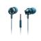 Canyon CNS-CEP3BG Stereo earphones with microphone, metallic shell, 1.2M, blue-green