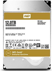 HDD Interni WD Gold™ 3.5" 12 TB, 7.200 rpm, WD121KRYZ